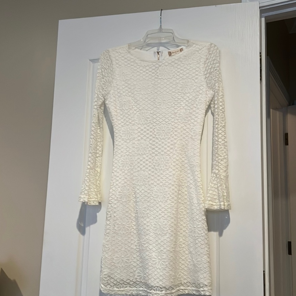 Altar’d State Ivory lace dress